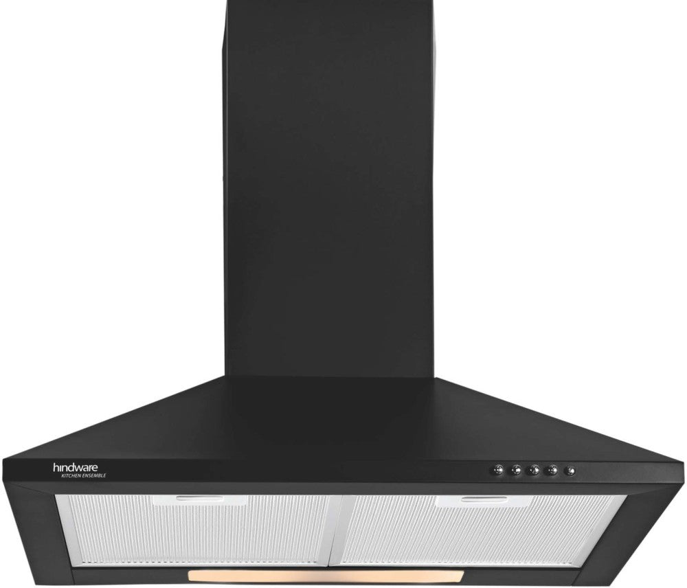 Hindware Clarissa Blk 60 / Clarissa Blk 60 IN Wall Mounted Chimney - Black 750 CMH