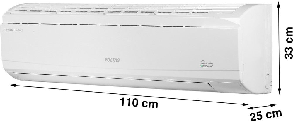 Voltas 2 Ton 5 Star Split Inverter AC  - White - 245V Vectra Plus(4503456), Copper Condenser