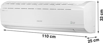 Voltas 2 Ton 5 Star Split Inverter AC  - White - 245V Vectra Plus(4503456), Copper Condenser