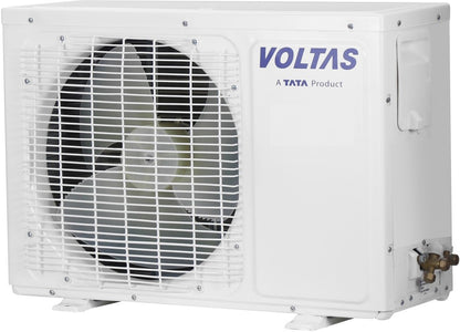 Voltas 1 Ton 3 Star Split Inverter AC  - White - 123 Vectra Elegant(4503469), Copper Condenser