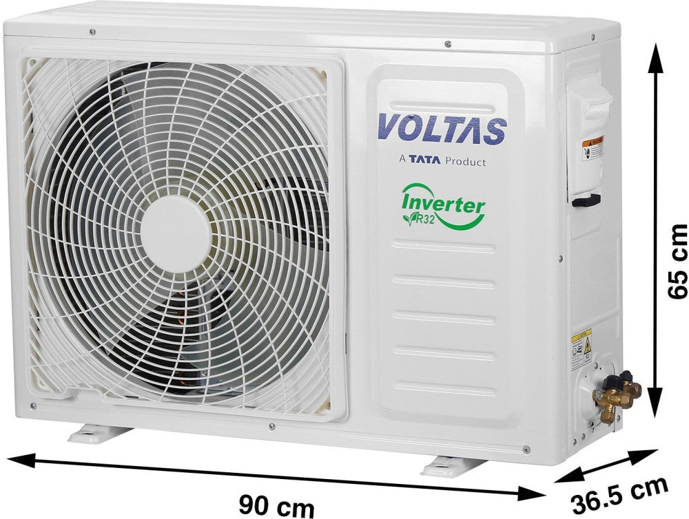 Voltas 2 Ton 5 Star Split Inverter AC  - White - 245V Vectra Plus(4503456), Copper Condenser