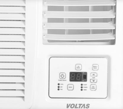 Voltas 2 Ton 2 Star Window AC  - White - 242 Vectra Plus(4011465), Copper Condenser