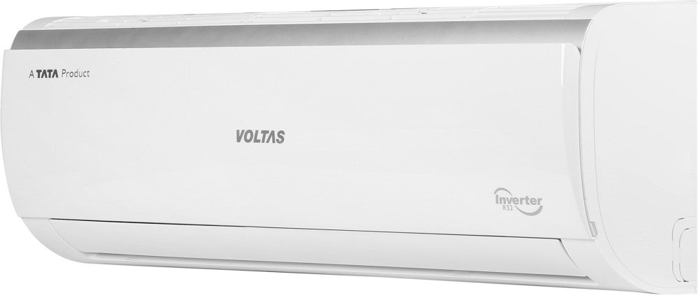 Voltas 1 Ton 5 Star Split Inverter AC  - White - 125V Vectra Elite(4503444), Copper Condenser