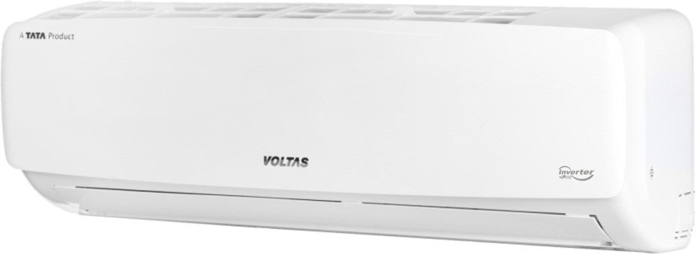 Voltas 1.5 टन 5 स्टार स्प्लिट इन्वर्टर एसी - सफ़ेद - 185V वेक्ट्रा एलिगेंट (4503452), कॉपर कंडेंसर