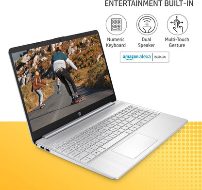 HP 15s Intel Core i5 12th Gen - (8 GB/512 GB SSD/Windows 11 Home) 15s-fq5111TU Thin and Light Laptop - 15.6 inch, Natural Silver, 1.69 Kg, With MS Office