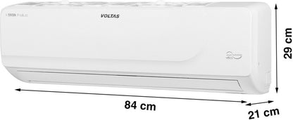 Voltas 1.5 Ton 3 Star Split Inverter AC  - White - 183V Vectra Platina(4503448), Copper Condenser