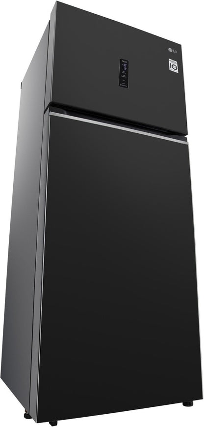 LG 380 L Frost Free Double Door 3 Star Convertible Refrigerator  with Smart Inverter with Door Cooling+ Wi-Fi & Hygiene Fresh - Ebony Sheen, GL-T412VESX