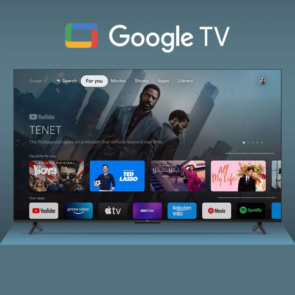 TCL P635 164 cm (65 inch) Ultra HD (4K) LED Smart Google TV with Bezel-Less Design and Dolby Audio & 2 Years Warranty - 65P635