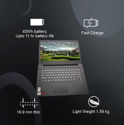 Lenovo Athlon Dual Core - (4 GB/256 GB SSD/DOS) E41-55 45-2 Laptop - 14 inch, Iron_grey