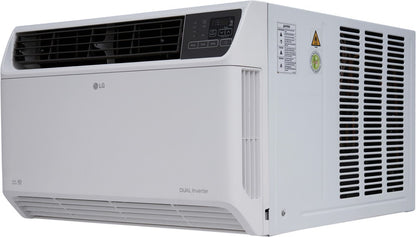 LG 1.5 Ton 5 Star Window Dual Inverter AC  - White - RW-Q18WUZA, Copper Condenser