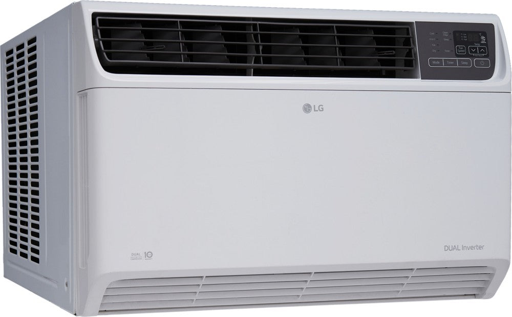 LG 1.5 Ton 5 Star Window Dual Inverter AC  - White - RW-Q18WUZA, Copper Condenser