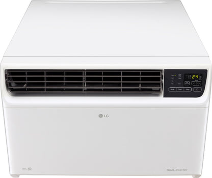 LG 1.5 Ton 5 Star Window Dual Inverter AC  - White - RW-Q18WUZA, Copper Condenser