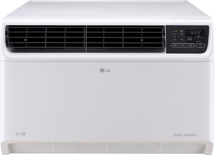 LG 1.5 Ton 5 Star Window Dual Inverter AC  - White - RW-Q18WUZA, Copper Condenser