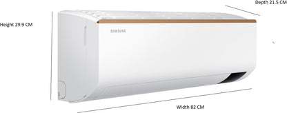 SAMSUNG 1 Ton 3 Star Split Inverter AC  - White - AR12CY3ZAGD/AR12CY3ZAGDNNA/AR12CY3ZAGDXNA, Copper Condenser