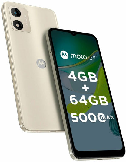 MOTOROLA e13 (क्रीमी व्हाइट, 64 जीबी) - 4 जीबी रैम