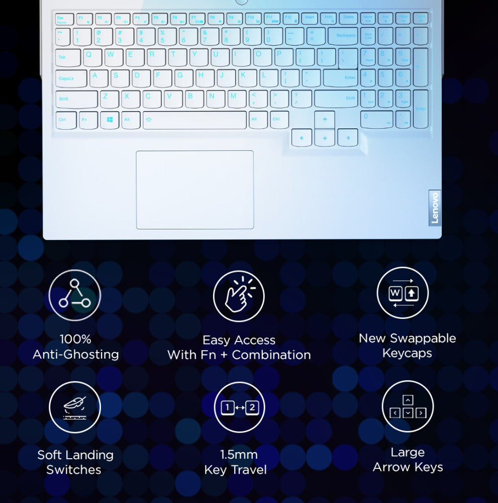 Lenovo Legion 5 Ryzen 7 Octa Core 5800H - (16 GB/512 GB SSD/Windows 11 Home/6 GB Graphics/NVIDIA GeForce RTX 3060) 15ACH6H Gaming Laptop - 39.62 cm, Stingray (Top), Dove Grey (Bottom), 2.4 Kg, With MS Office