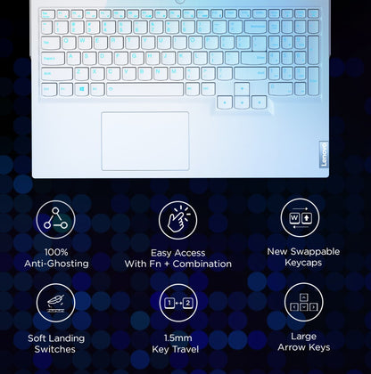 Lenovo Legion 5 Ryzen 7 Octa Core 5800H - (16 GB/512 GB SSD/Windows 11 Home/6 GB Graphics/NVIDIA GeForce RTX 3060) 15ACH6H Gaming Laptop - 39.62 cm, Stingray (Top), Dove Grey (Bottom), 2.4 Kg, With MS Office
