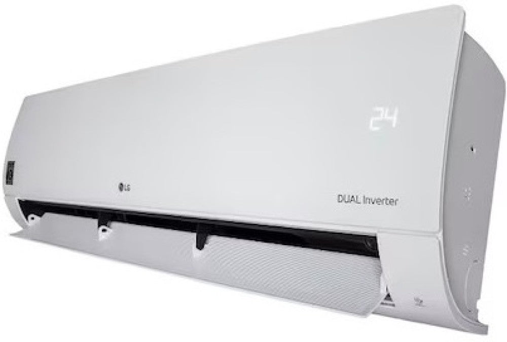 LG 1.5 Ton 5 Star Split Dual Inverter AC with Wi-fi Connect  - White - RS-Q19JWZE, Copper Condenser