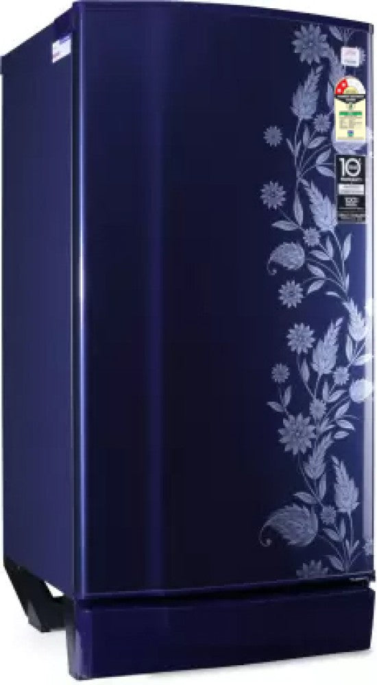 Godrej 180 L Direct Cool Single Door 2 Star Refrigerator - Dermin Blue, RD EDGE 205B WRF DR BL