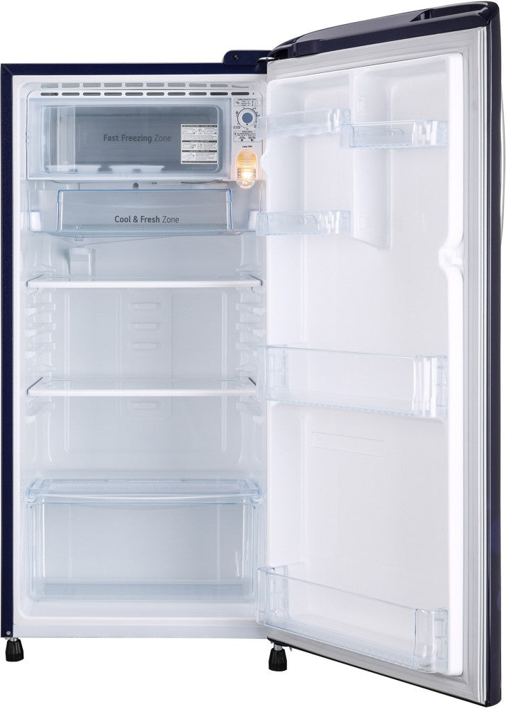 LG 185 L Direct Cool Single Door 3 Star Refrigerator  with Moist 'N' Fresh - Blue Euphoria, GL-B201ABED