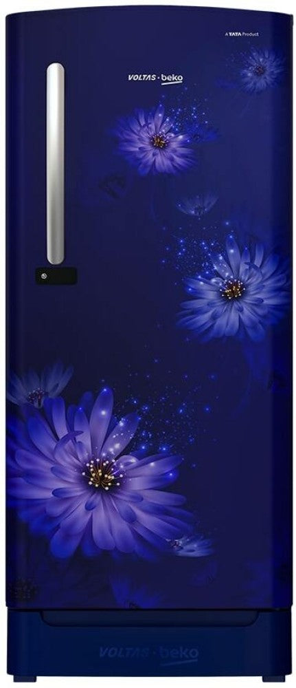 Voltas Beko 220 L Direct Cool Single Door 4 Star Refrigerator - Dahlia Blue, RDC240BDBEXB