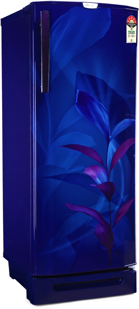 Godrej 234 L Direct Cool Single Door 5 Star Refrigerator with Base Drawer - Marine Blue, RD 240E TDI MN BL / RD EDGEPRO 255E TDI MN BL