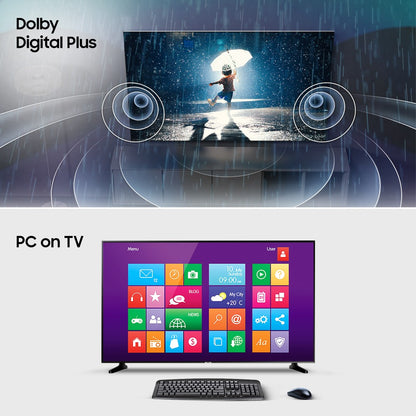 SAMSUNG 80 cm (32 Inch) HD Ready LED Smart Tizen TV with Bezel-free Design - UA32T4380AKXXL