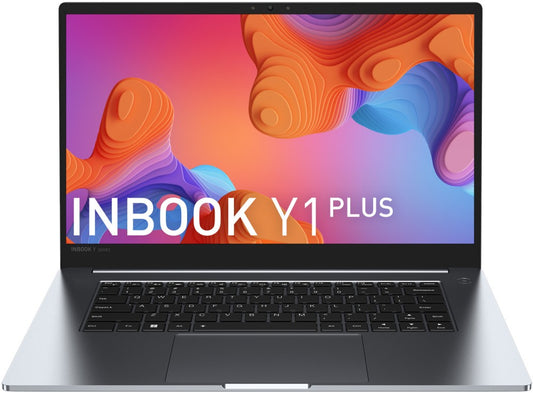 Infinix INBook Y1 Plus Intel Core i3 10th Gen - (8GB/512GB SSD/Windows 11 Home) XL28 पतला और हल्का लैपटॉप - 15.6 इंच, ग्रे, 1.76 किग्रा