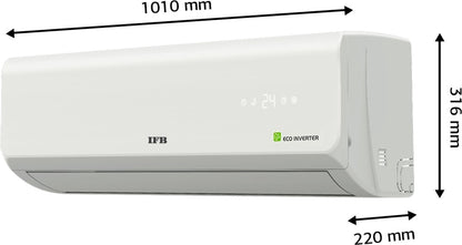 IFB 1.5 टन 5 स्टार स्प्लिट इन्वर्टर AC - सफ़ेद - CI1852A323G2, कॉपर कंडेंसर