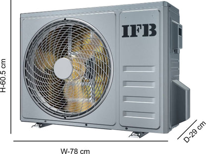 IFB 1.5 टन 5 स्टार स्प्लिट इन्वर्टर AC - सफ़ेद - CI1852A323G2, कॉपर कंडेंसर