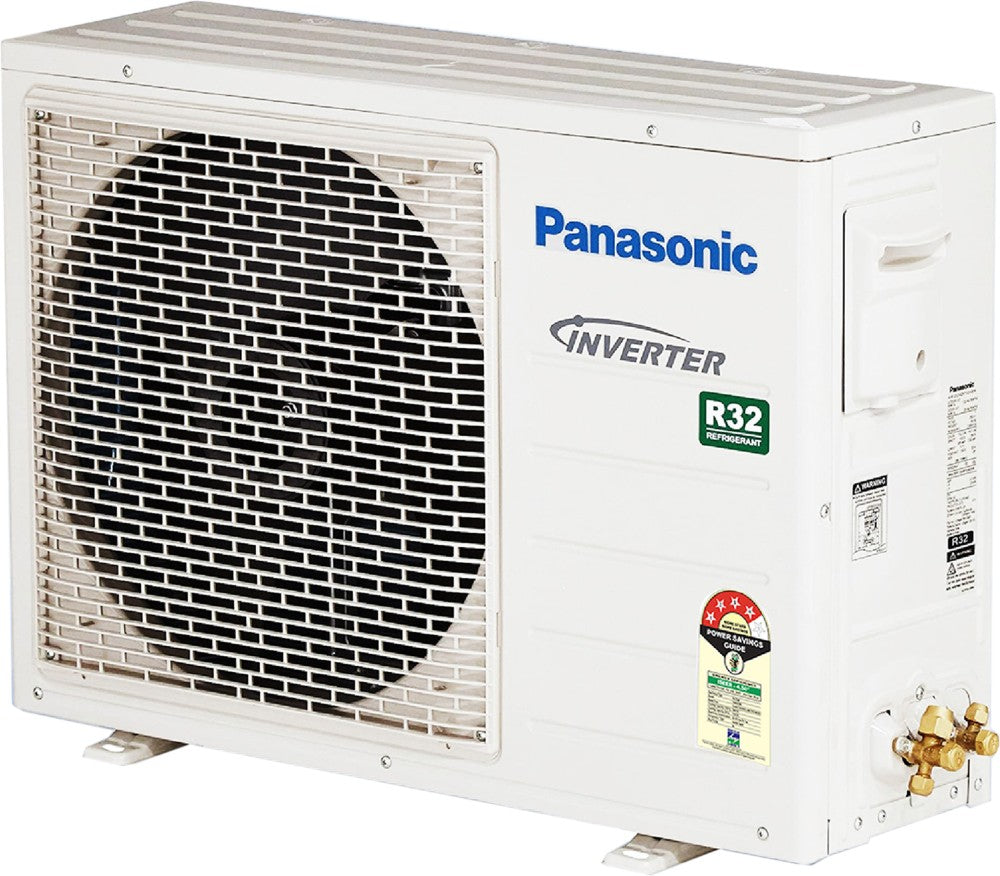 Panasonic Convertible 7-in-1 with Additional AI Mode Cooling 2023 Model 1.5 Ton 4 Star Split Inverter with 4 Way Swing, PM 0.1 Air Purification Filter AC with Wi-fi Connect  - White - CS/CU-NU18YKY4W, Copper Condenser