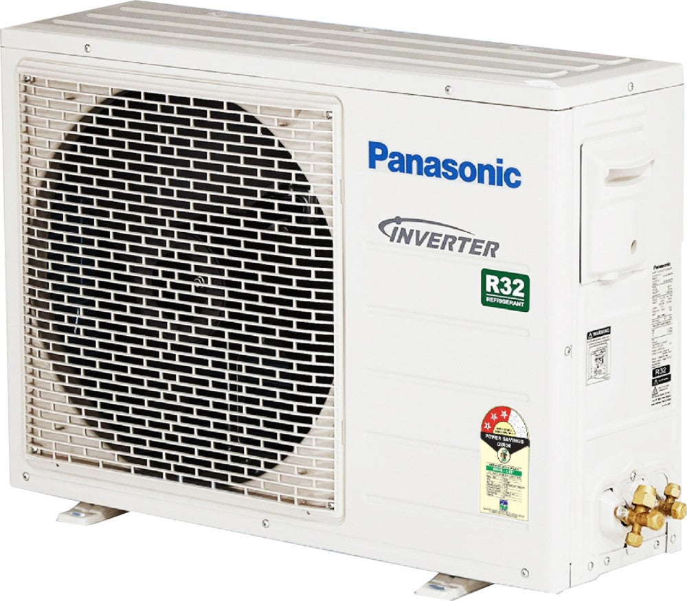 Panasonic Convertible 7-in-1 with Additional AI Mode Cooling 2023 Model 2 Ton 3 Star Split Inverter with 2 Way Swing, PM 0.1 Air Purification Filter AC with Wi-fi Connect  - White - CS/CU-SU24YKYWA, Copper Condenser