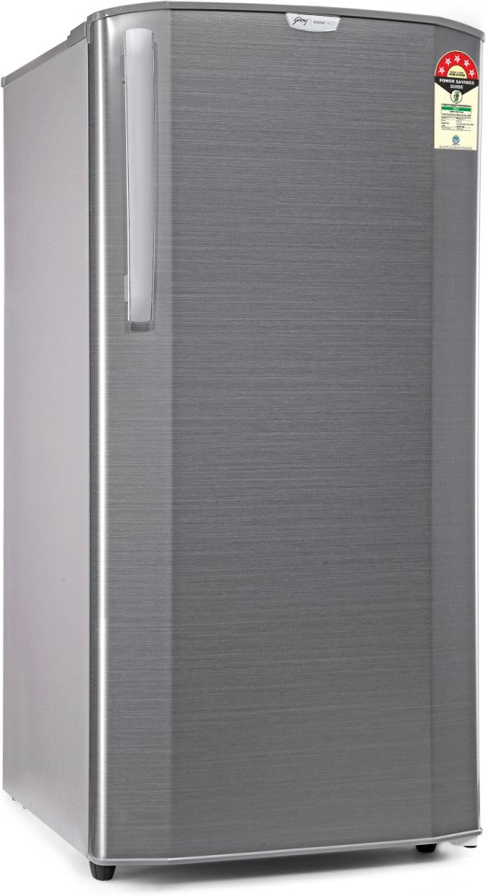 Godrej 180 L Direct Cool Single Door 5 Star Refrigerator - Jet Steel, RD EDGENEO 207E THI JT ST