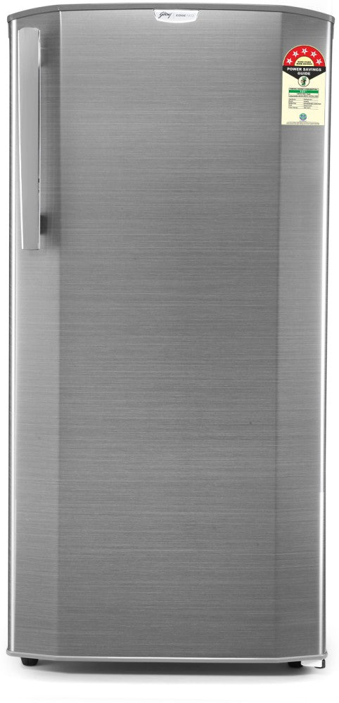 Godrej 180 L Direct Cool Single Door 5 Star Refrigerator - Jet Steel, RD EDGENEO 207E THI JT ST