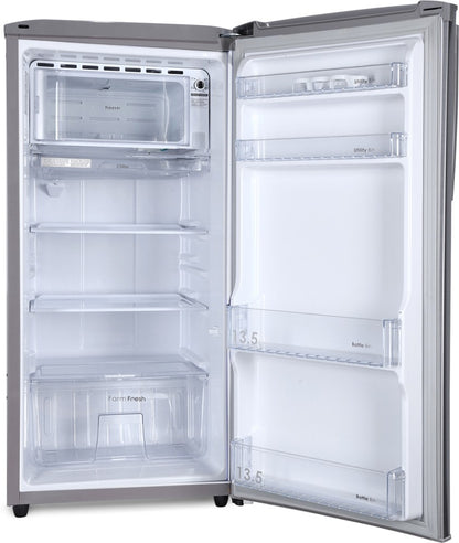 Godrej 180 L Direct Cool Single Door 5 Star Refrigerator - Jet Steel, RD EDGENEO 207E THI JT ST