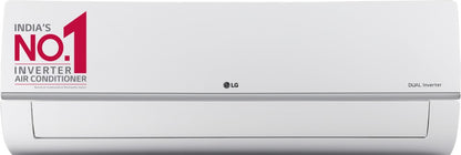 LG AI कन्वर्टिबल 6-इन-1 कूलिंग 2023 मॉडल 1.5 टन 3 स्टार स्प्लिट AI डुअल इन्वर्टर 2 वे स्विंग, एंटी-वायरस प्रोटेक्शन AC के साथ HD फ़िल्टर - सफ़ेद - RS-Q19ENXE, कॉपर कंडेनसर