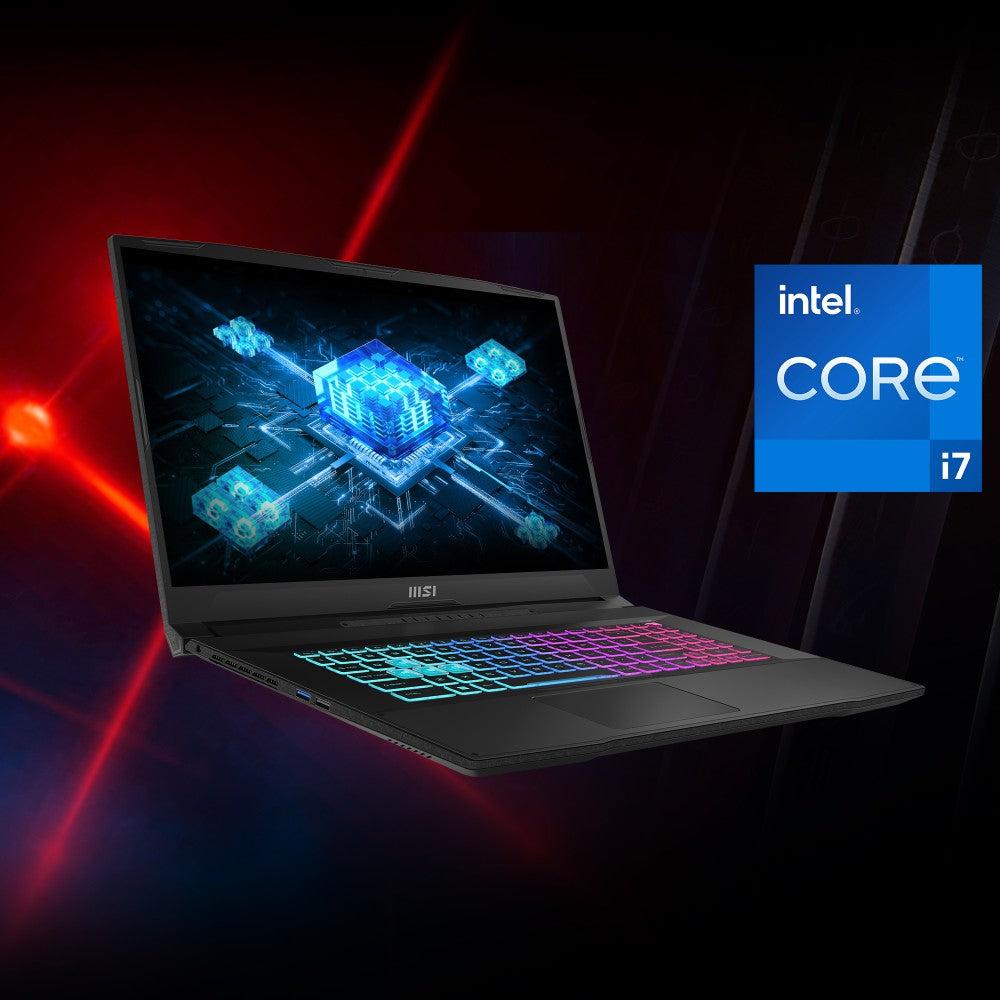 MSI Core i7 13वीं जेनरेशन - (16GB/1 TB SSD/Windows 11 Home/6GB ग्राफ़िक्स/NVIDIA GeForce RTX 4050) कटाना 17 B13VEK-254IN गेमिंग लैपटॉप - 17.3 इंच, काला, 2.6 किलोग्राम