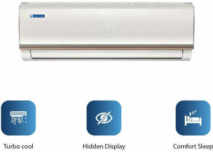 Blue Star 2023 Model 0.8 Ton 3 Star Split Inverter Multi Sensors, Self Clean Technology, Self Diagnosis, Stabalizer Free Operation, Dust Filter AC  - White - IC309RBTU, Copper Condenser