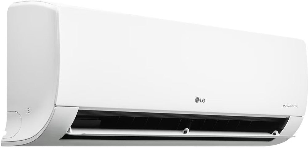 LG 1 Ton 5 Star Split Dual Inverter AC  - White - RS-Q14BNZE, Copper Condenser