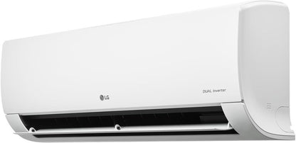 LG 1 Ton 5 Star Split Dual Inverter AC  - White - RS-Q14BNZE, Copper Condenser