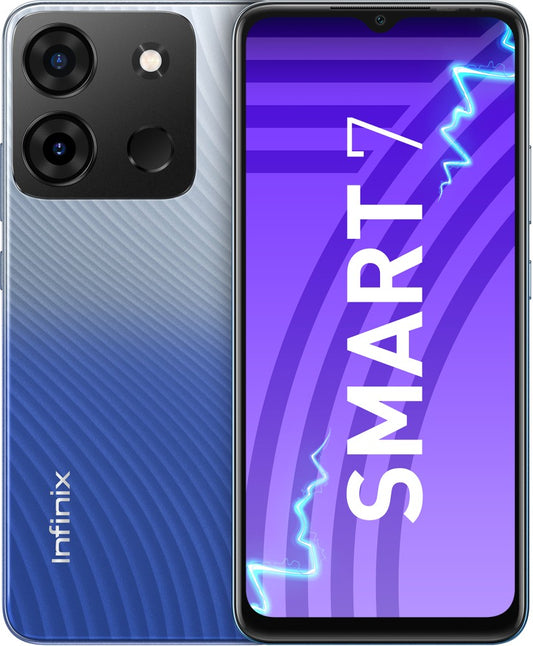 Infinix SMART 7 (Azure Blue, 64 GB) - 4 GB RAM