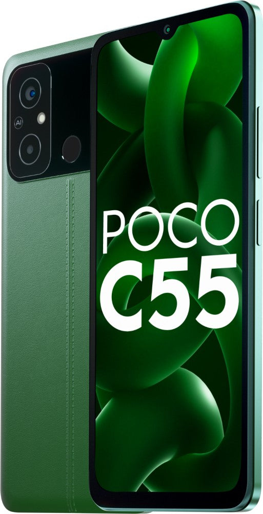 POCO C55 (Forest Green, 128 GB) - 6 GB RAM