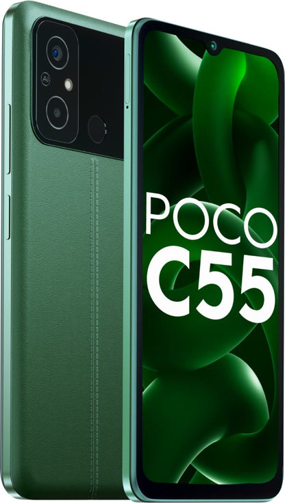 POCO C55 (Forest Green, 128 GB) - 6 GB RAM