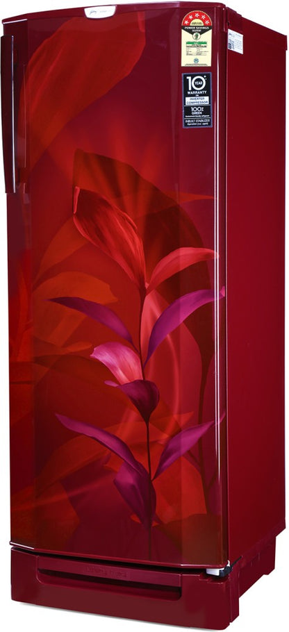 Godrej 234 L Direct Cool Single Door 5 Star Refrigerator with Base Drawer - Marine Wine, RD 240E TDI MN WN / RD EDGEPRO 255E TDI MN WN