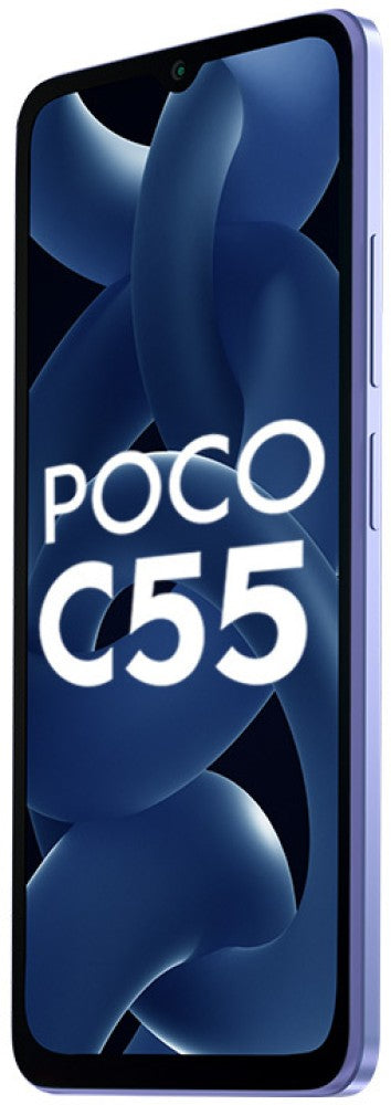 POCO C55 (Cool Blue, 64 GB) - 4 GB RAM