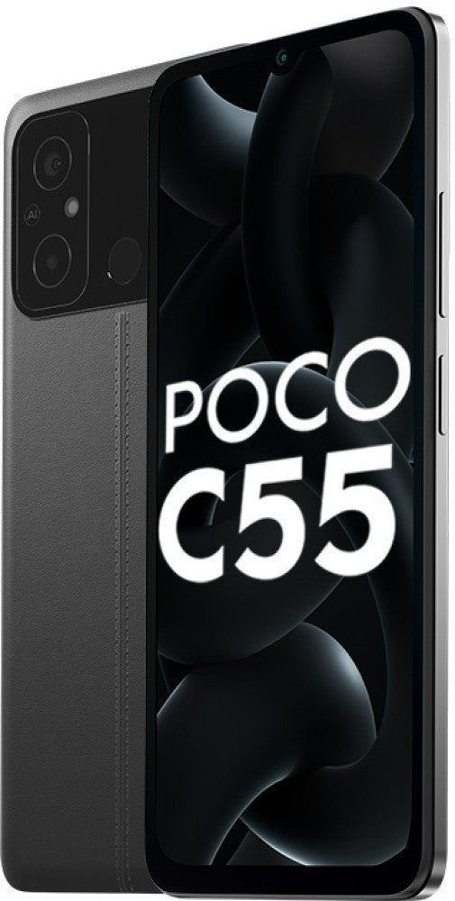 POCO C55 (Power Black, 64 GB) - 4 GB RAM