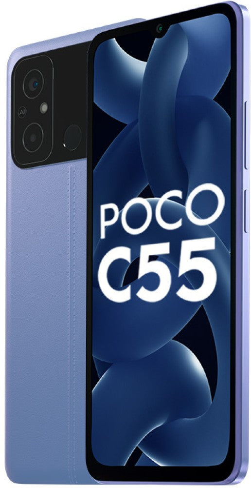 POCO C55 (Cool Blue, 128 GB) - 6 GB RAM