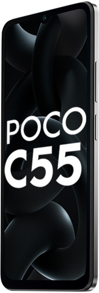 POCO C55 (Power Black, 64 GB) - 4 GB RAM