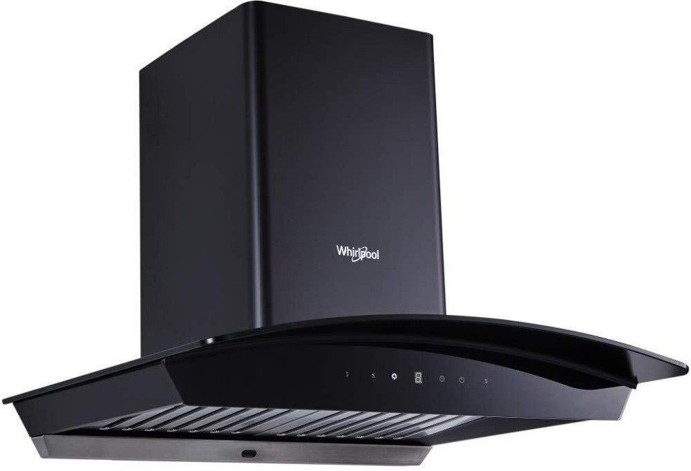 Whirlpool CG 601 HAC HOOD Auto Clean Wall Mounted Chimney - Black 1100 CMH