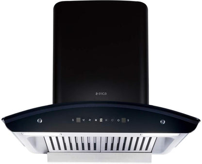 Elica WD TBF HAC 60 MS NERO Auto Clean Wall Mounted Chimney - Black 1425 CMH